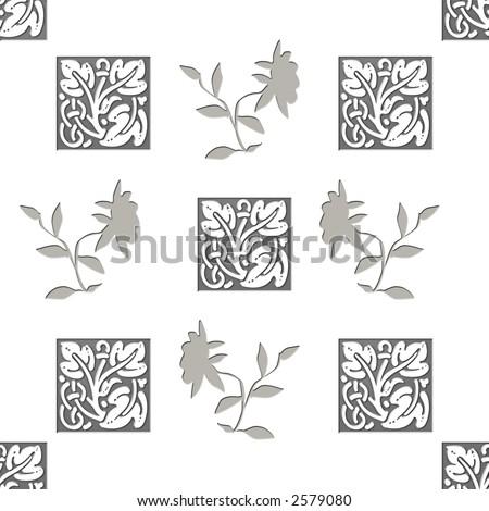seamless repeating etched glass pattern