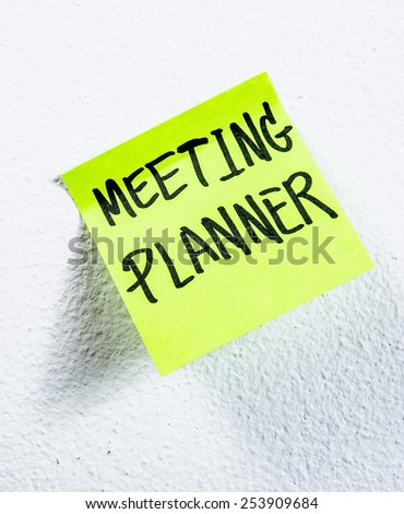 meeting planner