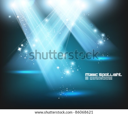 magical spotlight effect vector background design magical spotlight effect vector background design