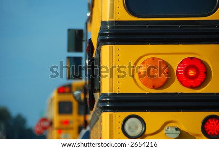 School Bus at Stop