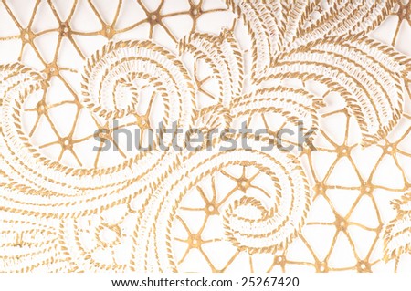 pretty gold and white pattern