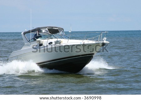 A motor boat