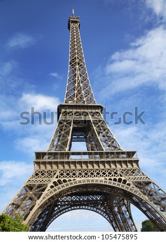Eiffel Tower Picture Display on Eiffel Tower  Paris  France Stock Photo 105475895   Shutterstock