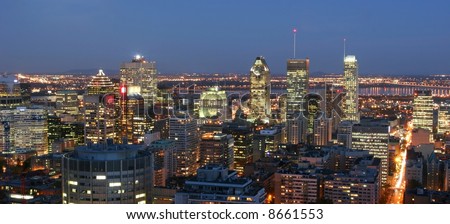 stock photo : Montreal skyline