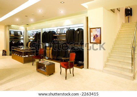 Fashion shop interior