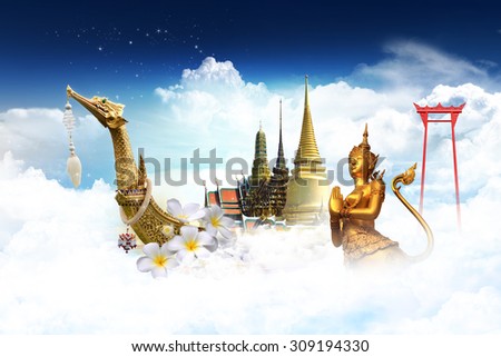 travel thailand concept