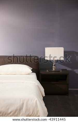  Room Lamps on Stock Photo   Modern Bed Room Interior    Lamp And Pillows In A New