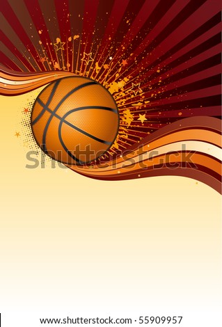 basketball sport design element