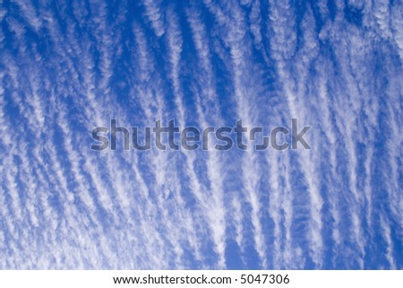 the sky with a funny clouds pattern