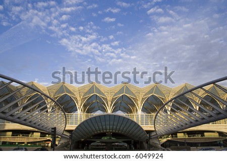 Futuristic Architecture on Futuristic Architecture Of A Public Station Stock Photo 6049924