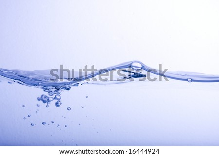 abstract water wave form (motion blur)