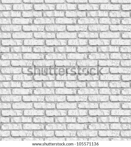 White brick wall seamless background - texture pattern for continuous replicate.  See more seamless backgrounds in my portfolio.