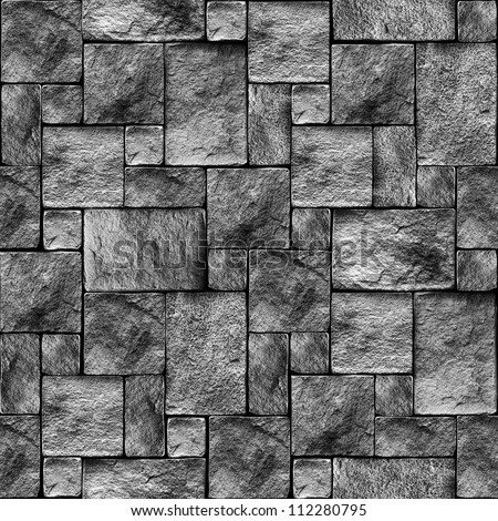 Seamlessly stony wall background - texture pattern for continuous replicate. See more seamless backgrounds in my portfolio.