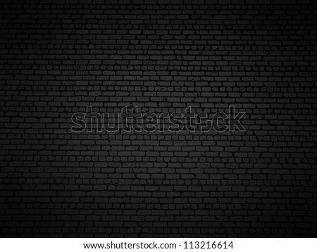 Shaded brick wall texture closeup background.
