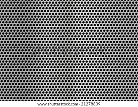 Metal Net Seamless Texture Background. Stock Vector Illustration