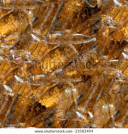 Yellow ice seamless background. (See more seamless backgrounds in my portfolio).