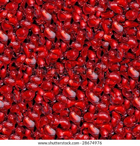 Grains of a pomegranate background. (See more seamless backgrounds in my portfolio).