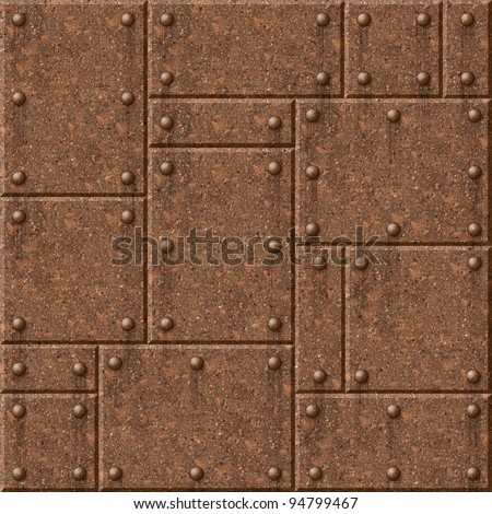 Rusty armor seamless texture background. See more seamlessly backgrounds in my portfolio.