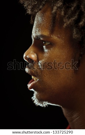 Stressed Out Young African American Man