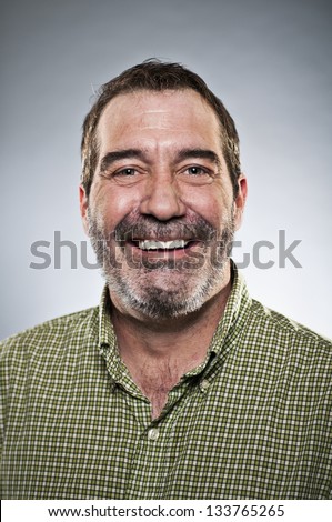 Happy Middle Aged Man Portrait