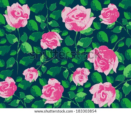 flowers Pink roses  wall paper  background pattern