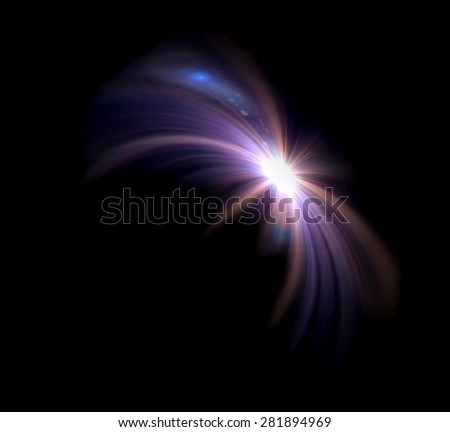 beautiful lens flare effect is simple to use add on background