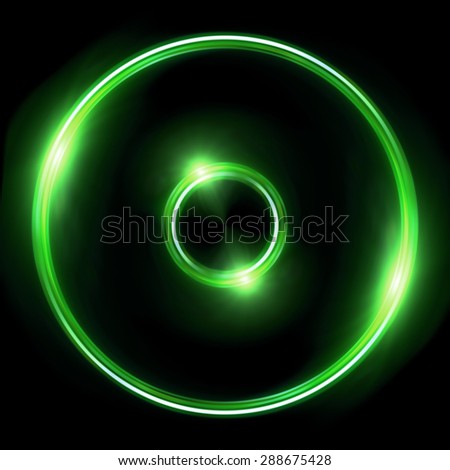 beautiful double ring lens flare effect is simple to use add on background