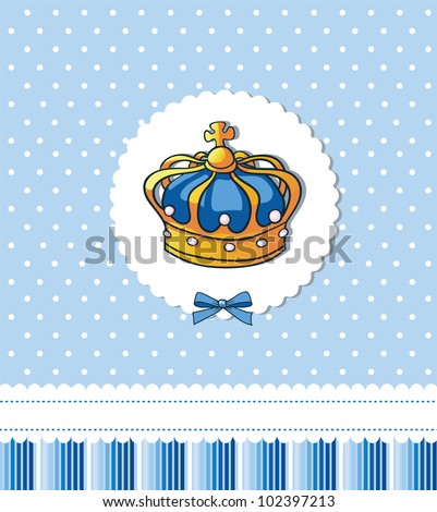 Blue Crown Clipart