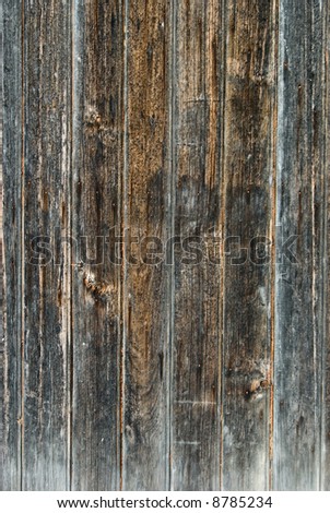 dark dirty and grungy fence panels make a wooden background