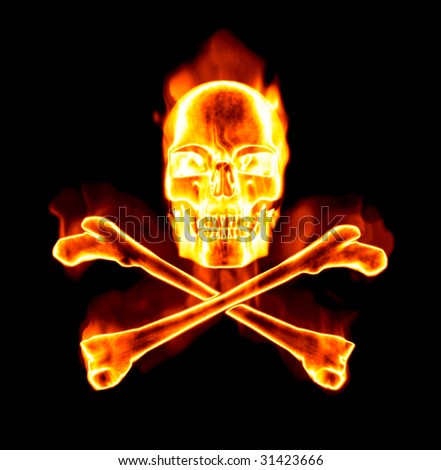 Fiery Skulls