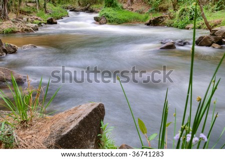 great image of beautiful stream or river