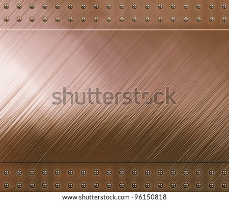 reflective copper background