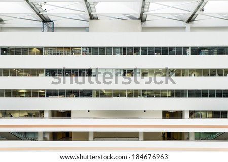 Interior office building