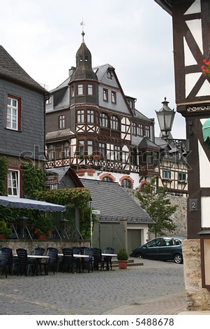 past and present in Brausfels in Germany