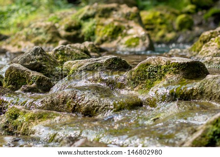 Creek closeup - peaceful background