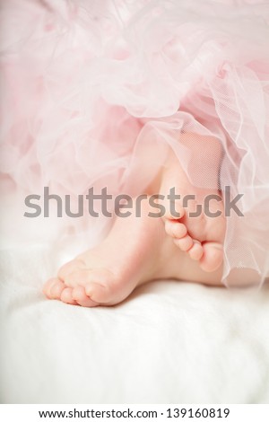 Sweet baby girl - little feet