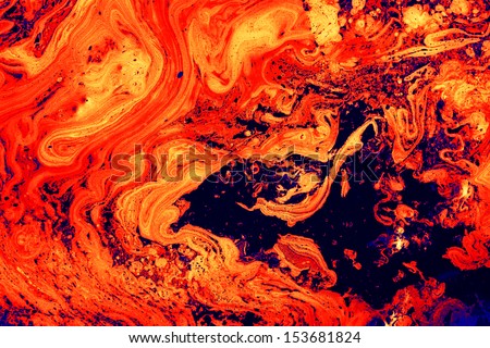 Abstract surface of hot planet.