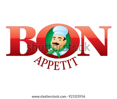 BUONGIORNO FORUM!!!!  Saluti lampo - Pagina 23 Stock-vector-bon-appetit-cartoon-chef-92103956