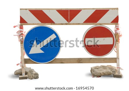 detour road sign. stock photo : Traffic sign.