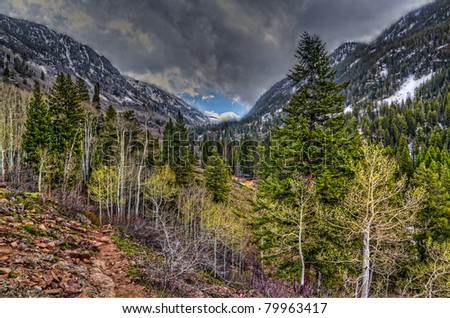 Colorado, Vail-Eagle Mountain Wilderness. A hike on this trail treats one to mountain vistas, waterfalls, stream crossings, and lots of snow.