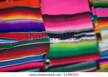 very touristic gift a Mexican Blanket