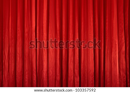 Red curtain textures