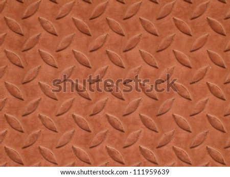 Brown metal plate background