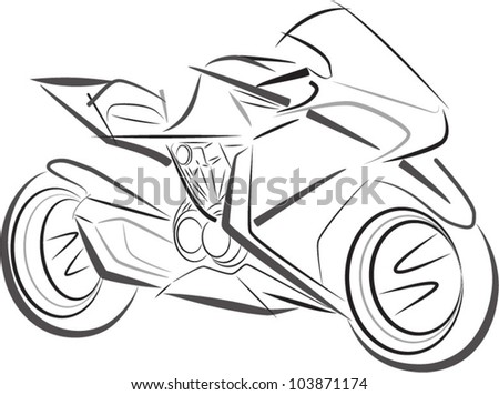 Motorbike Sketching