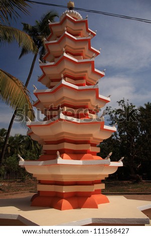 Indian monument in Goa, India