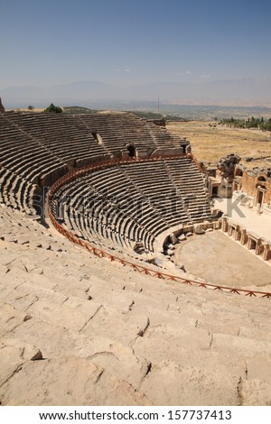 Historical Outdoor Theater at Hierapolis Turkey