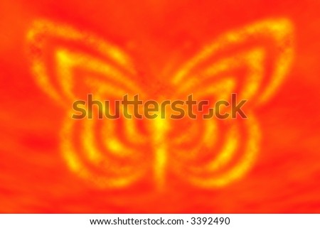 Fiery Butterfly