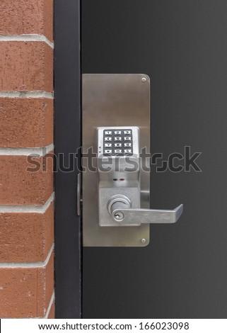 electronic keypad door lock