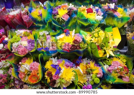 Bright Summer Flower Bouquets