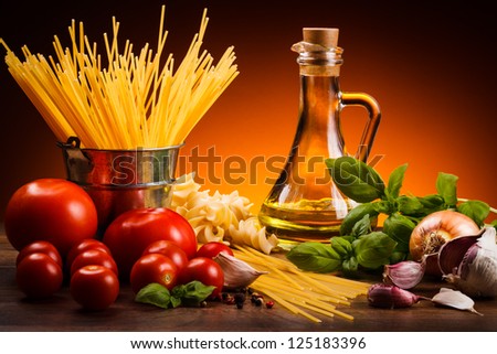 Pasta And Fresh Vegetables
